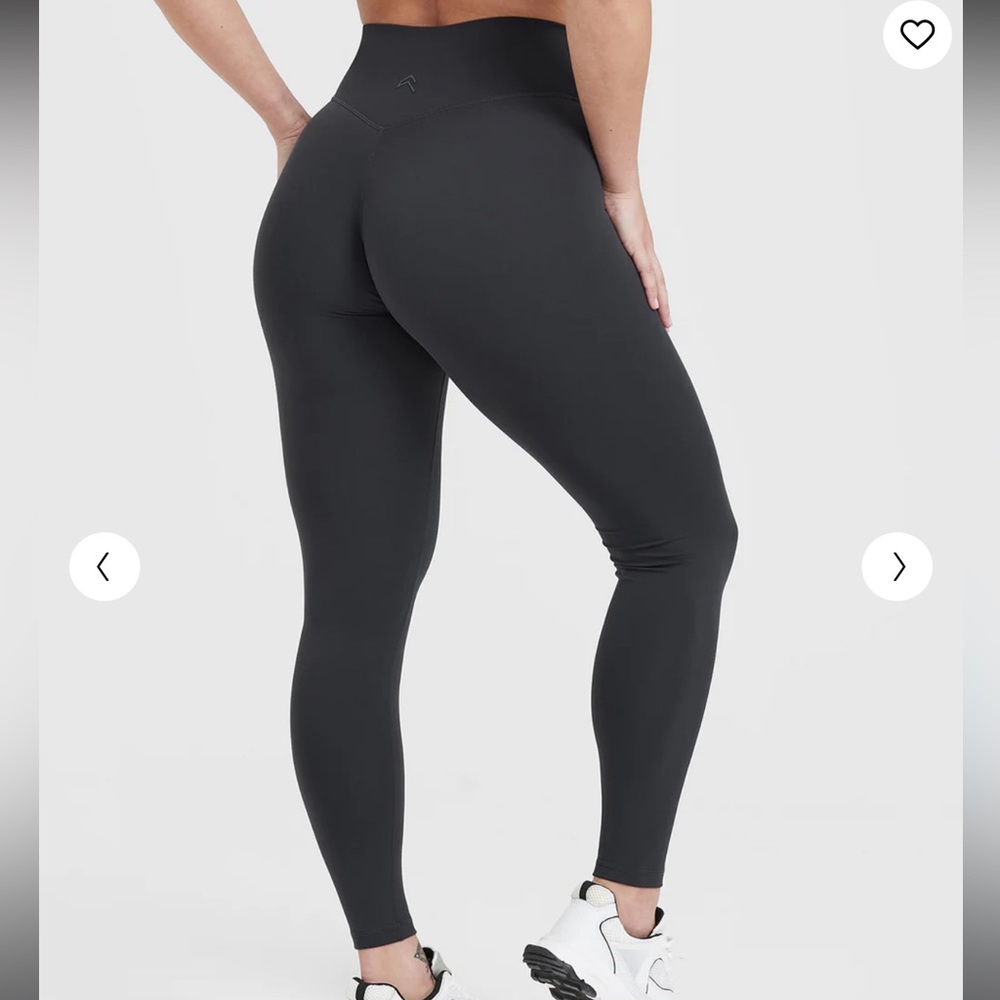 oner active timeless high waisted leggings in coal regular length